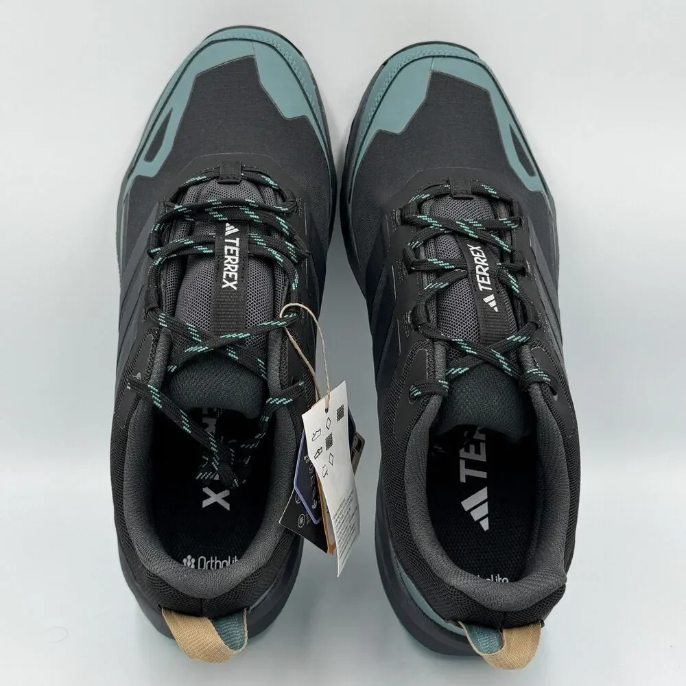 ADIDAS Terrex Skychaser AX5 Gore-tex Hiking Shoes Mens 10.5 Blue Green JQ2209